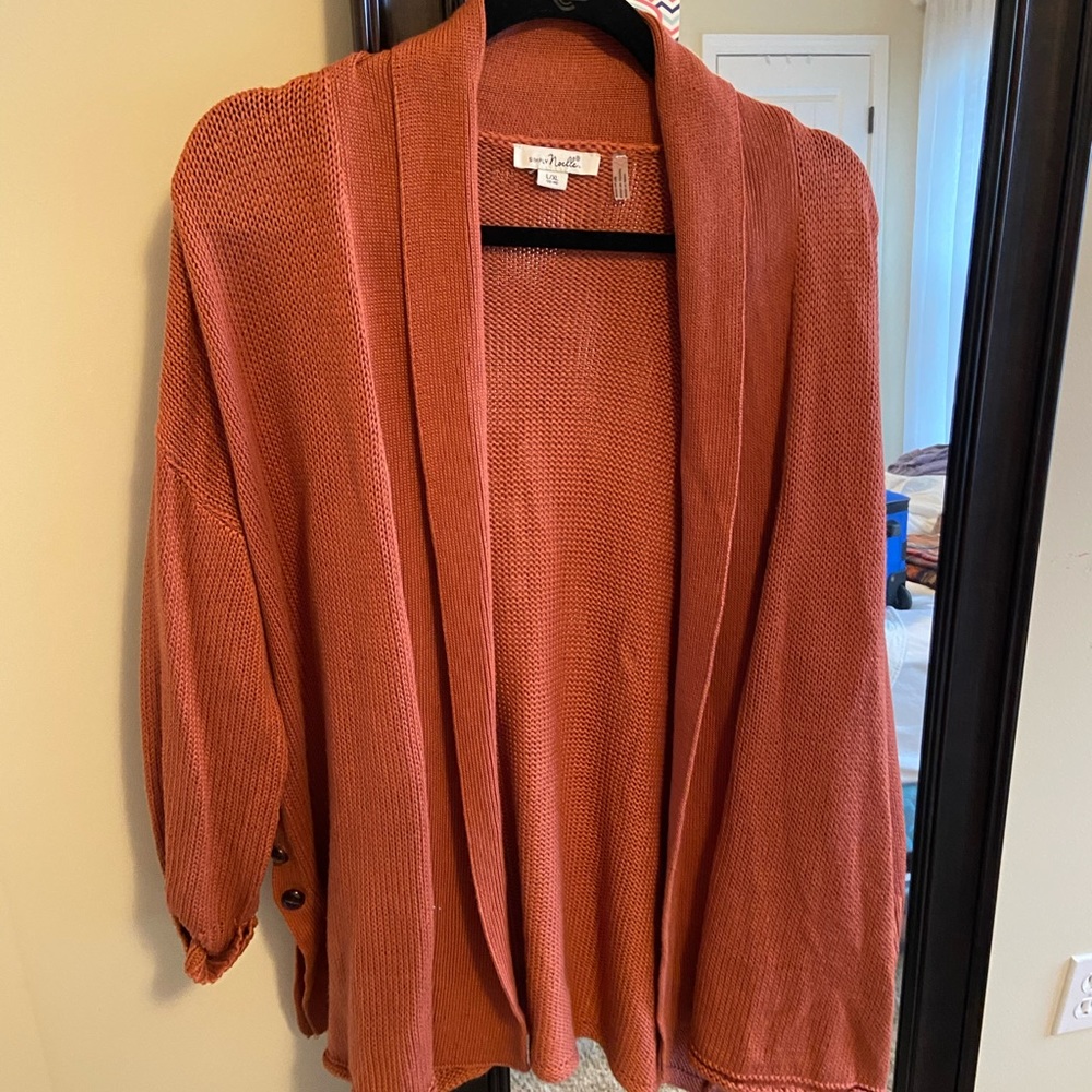 Burnt Orange Cardigan